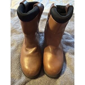 Wellco Ravenhawk  10"  composite safety toe work boot  men size 8 Wmn Sz 9